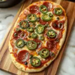 Delicious Hot Honey Flatbread Pizza