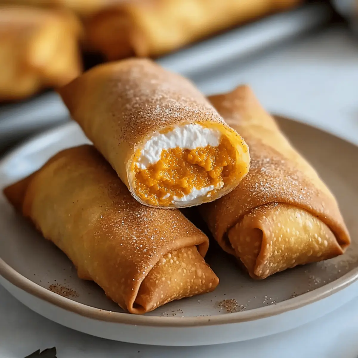 Crispy Pumpkin Cream Cheese Egg Rolls: Fall’s Delicious Surprise