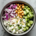 Cottage Cheese and Chickpea Salad