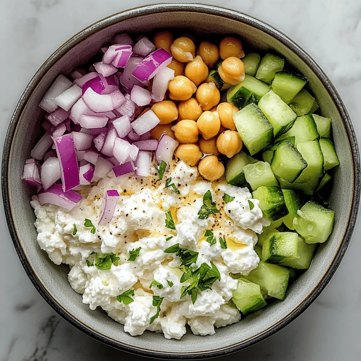 Cottage Cheese and Chickpea Salad: A Protein-Packed Refresh