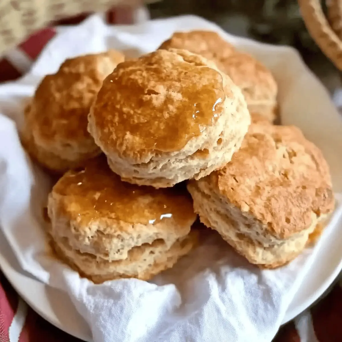 Apple Biscuits with Honey Butter Glaze for Cozy Mornings