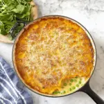 Homemade sweet potato fish pie
