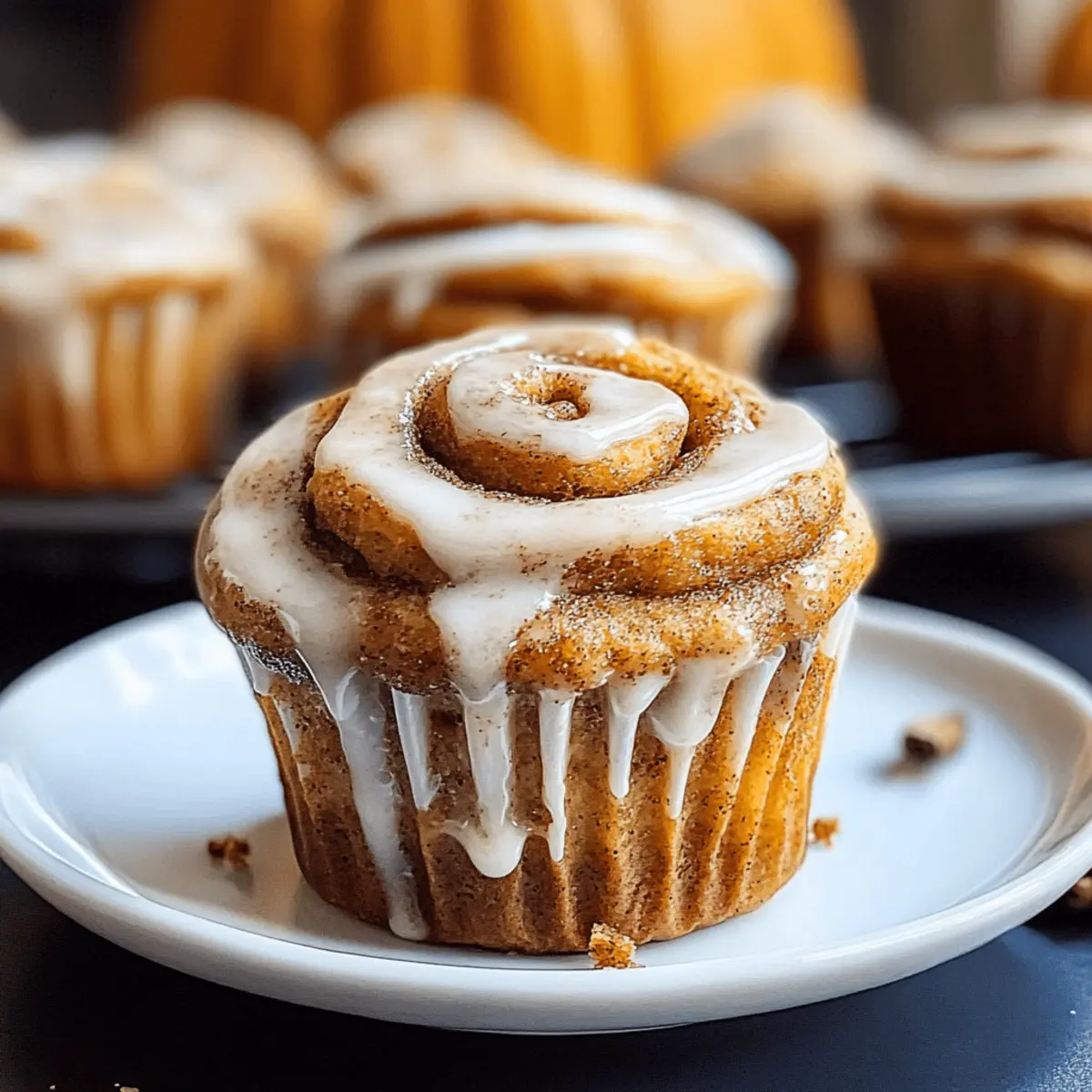 Warm and Cozy Pumpkin Cinnamon Roll Muffins to Brighten Your Day