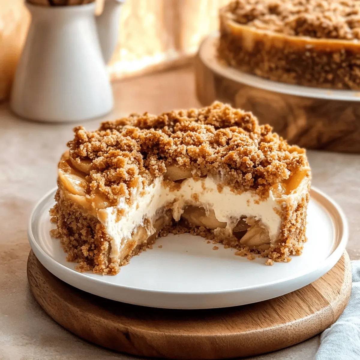Creamy Apple Crumble Cheesecake to Satisfy Your Sweet Cravings