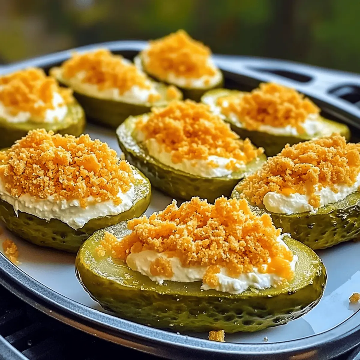 Crispy Air Fryer Stuffed Pickles for a Fun Low-Carb Snack