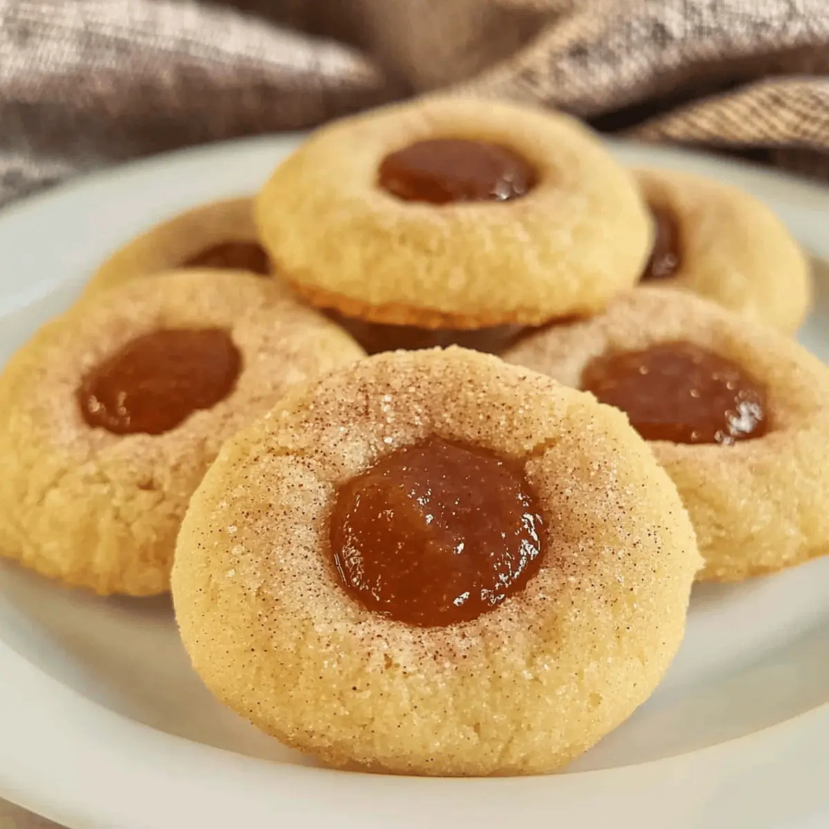 Heavenly Apple Butter Thumbprint Cookies for Cozy Fall Days