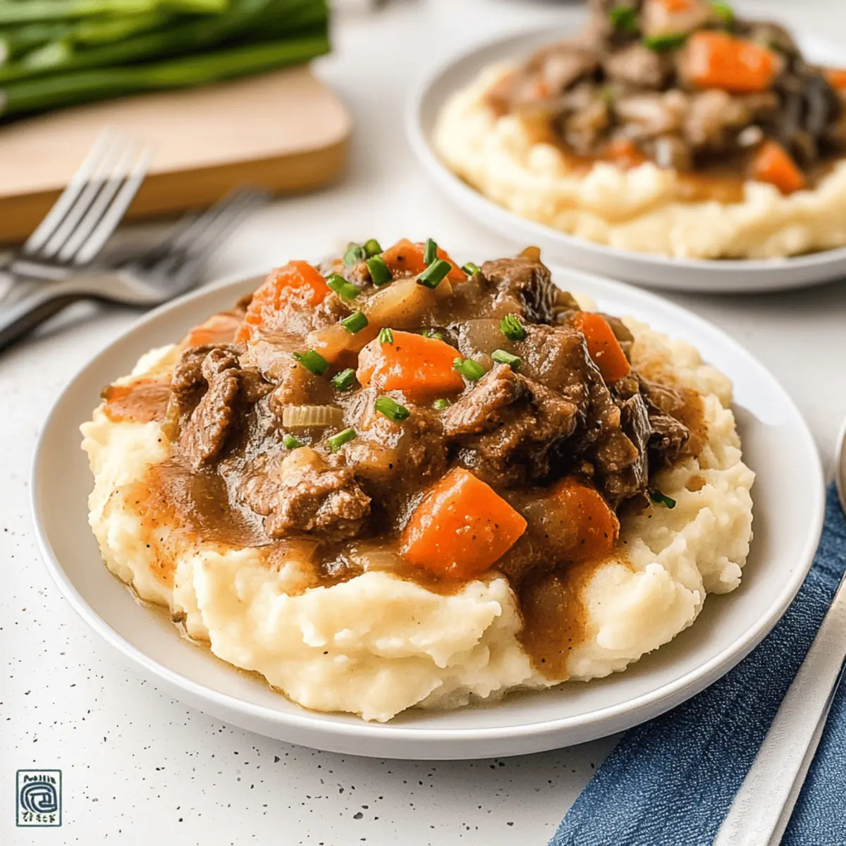 Apple Cider Beef Stew over Mashed Potatoes nwmndd