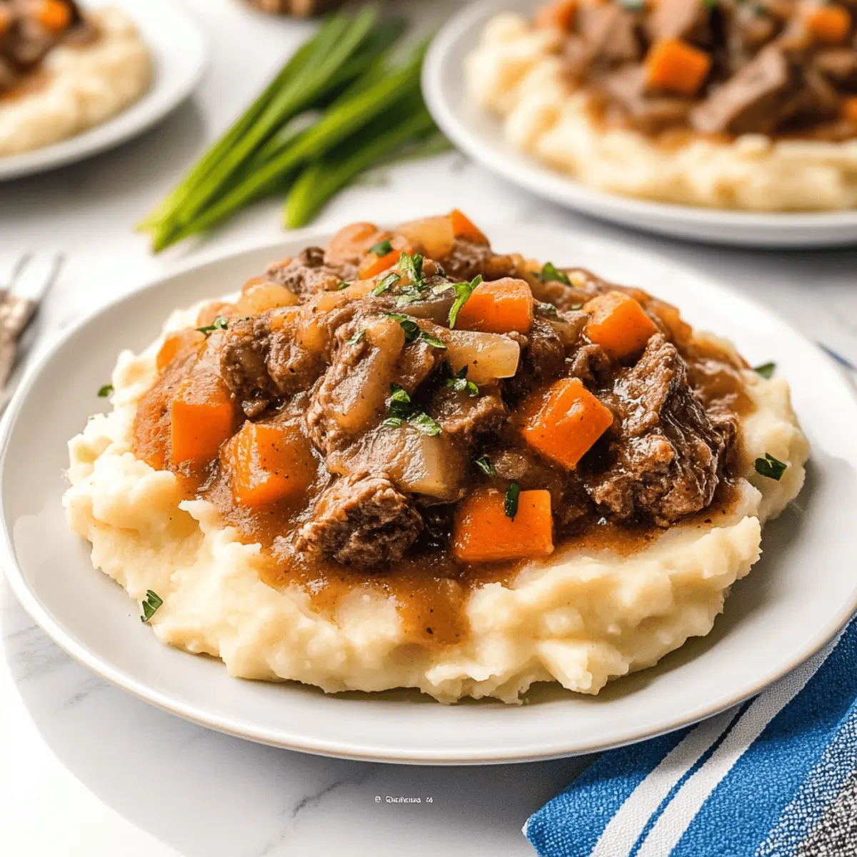 Apple Cider Beef Stew over Mashed Potatoes r4rzeq