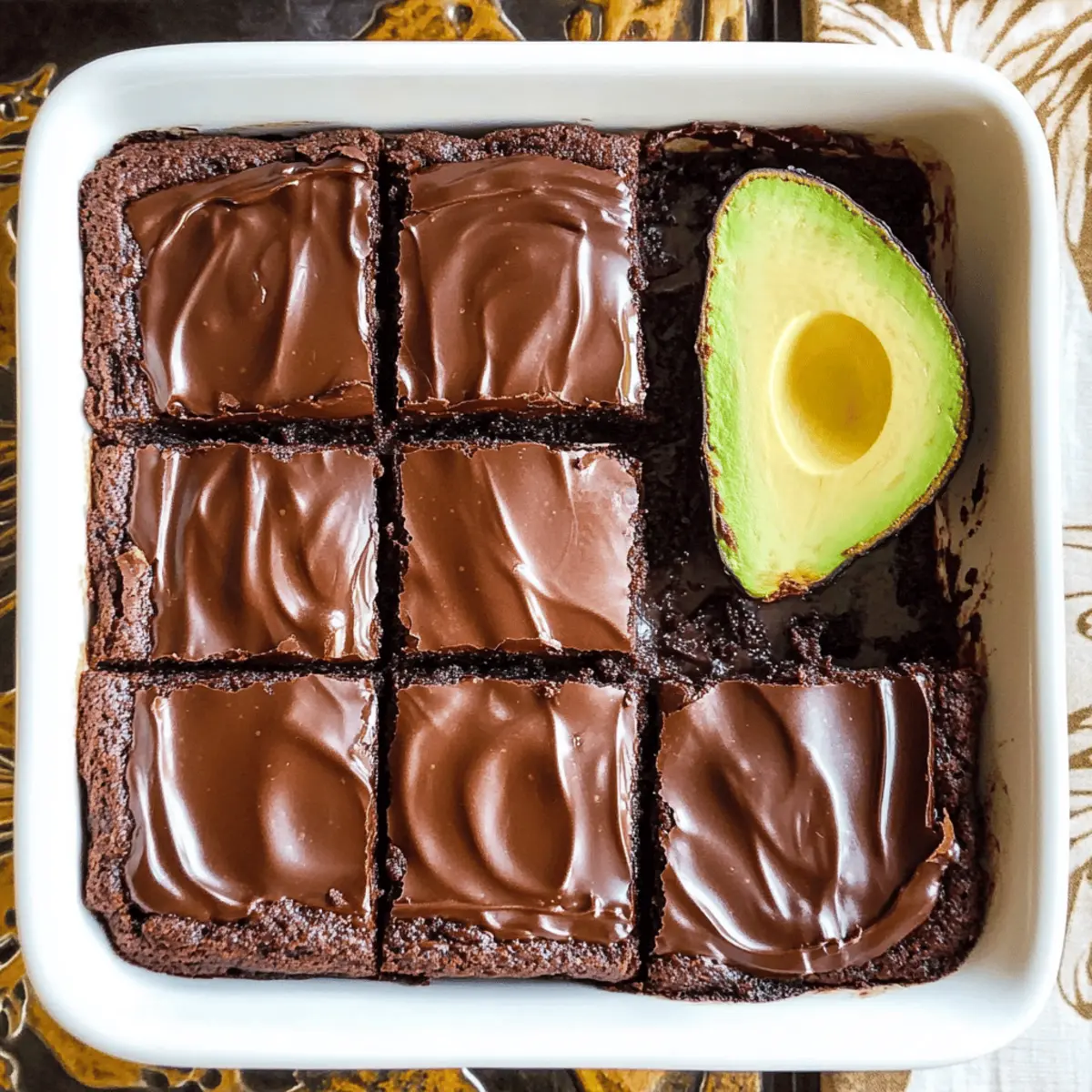Decadent Avocado Brownies That Are Guilt-Free and Delicious