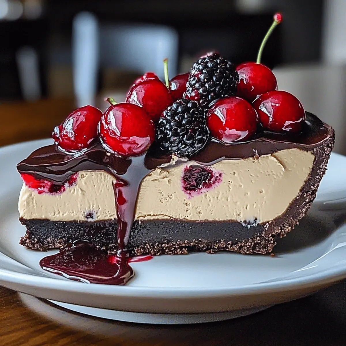 Black Forest Berry Cheesecake ducg6j
