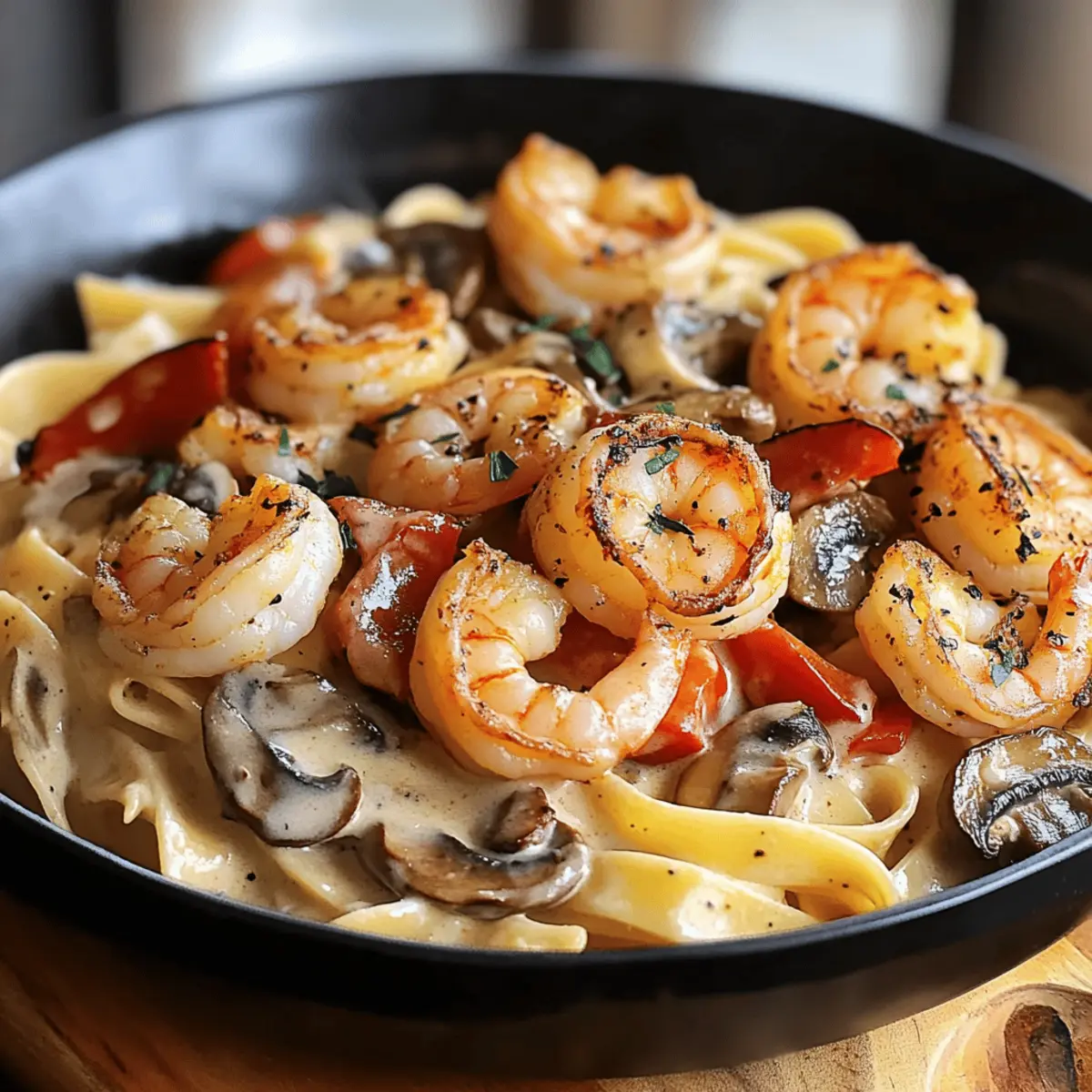Creamy Blackened Shrimp Stroganoff for a Quick Comfort Meal