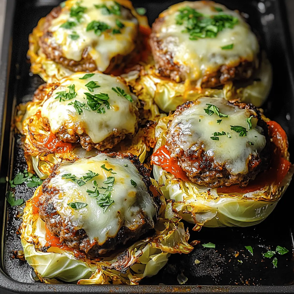 Savory Cabbage Burgers: A Crunchy Keto Delight!