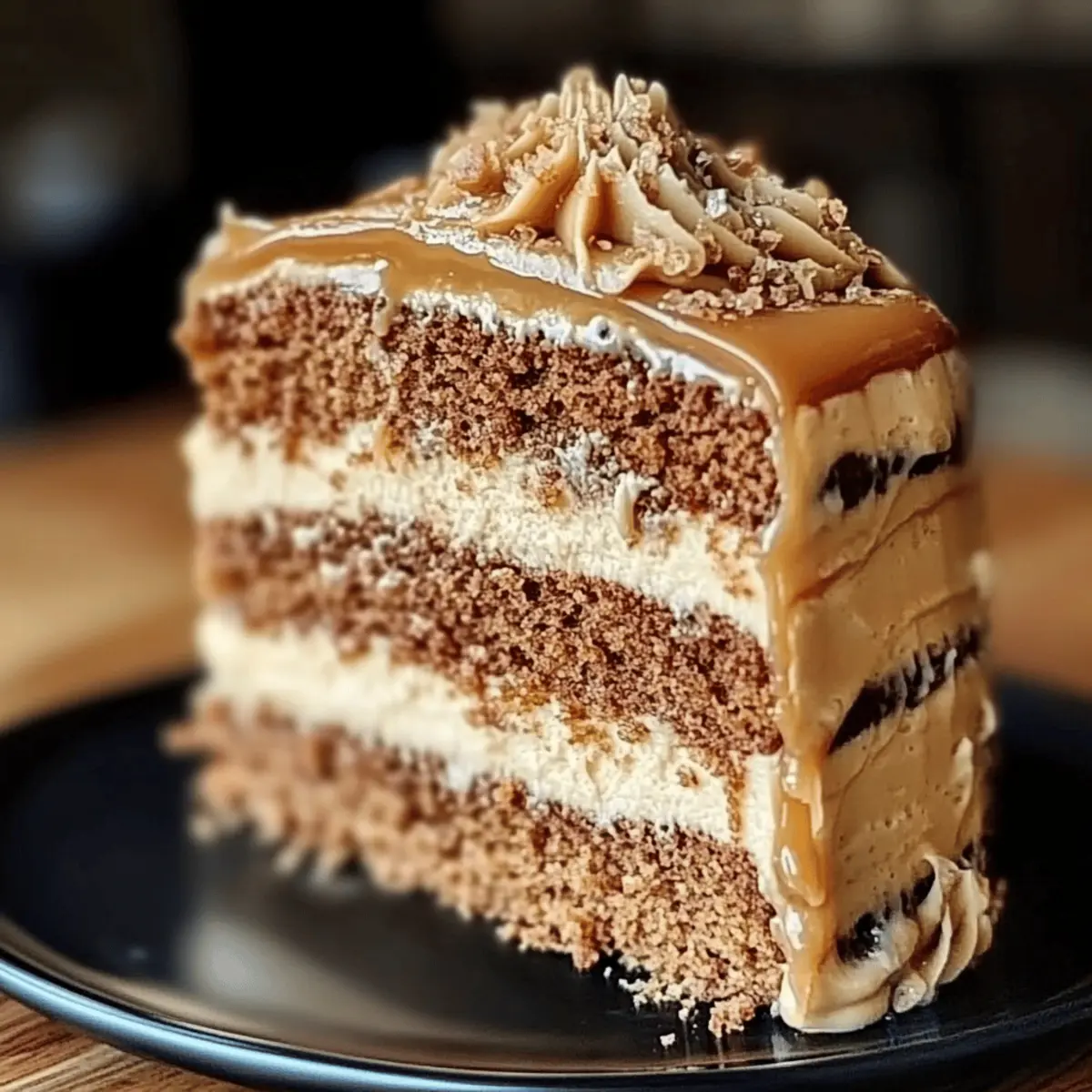 Caramel Coffee Buttercream Cake fpcqr6