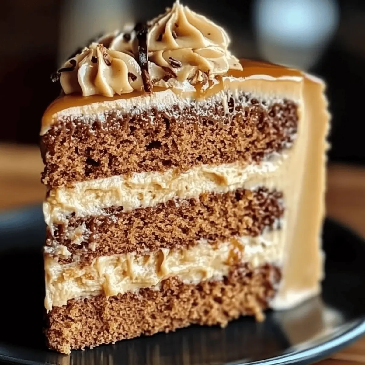 Caramel Coffee Buttercream Cake k48meh