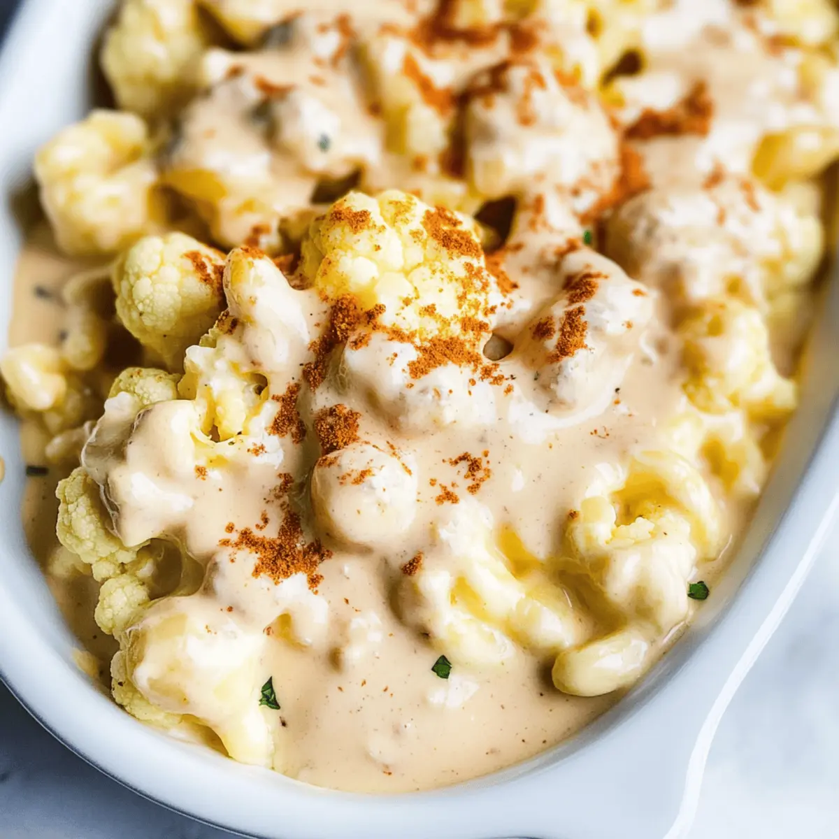 Cauliflower Mac and Cheese tpwhtj
