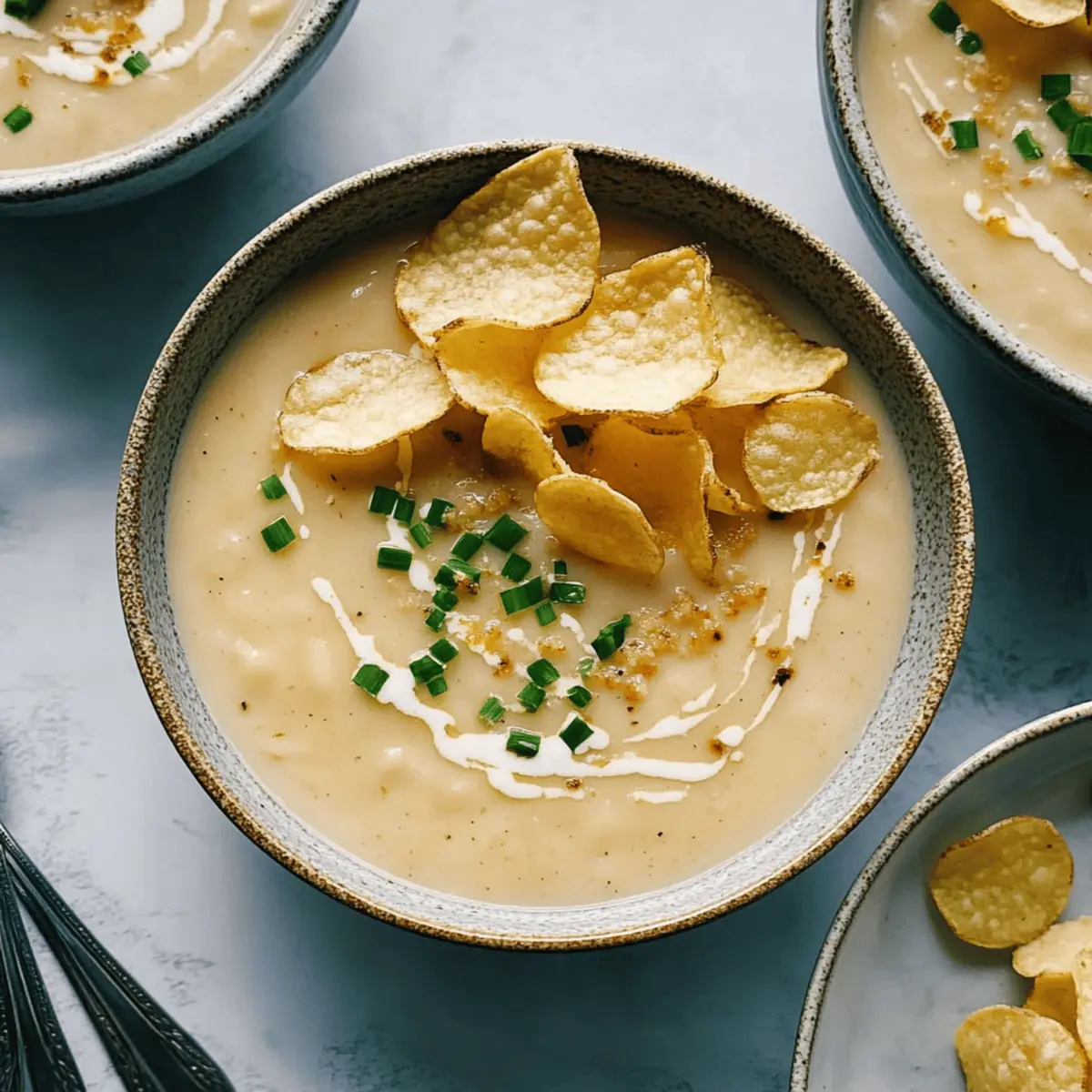 Cauliflower Potato and White Bean Soup m170no