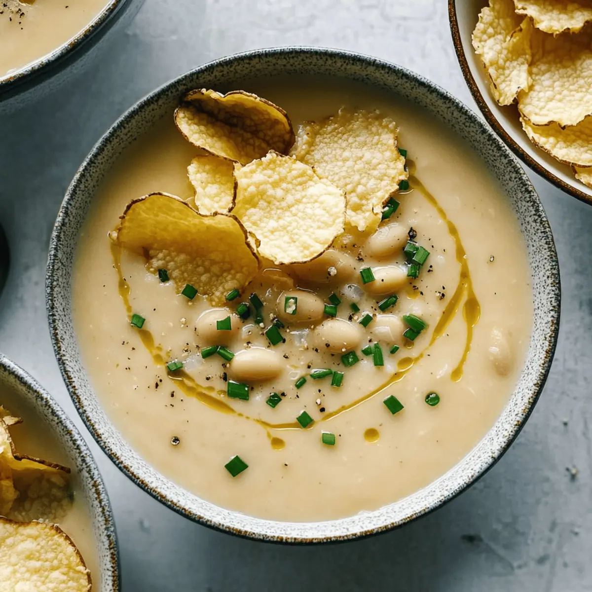 Cauliflower Potato and White Bean Soup vwksaq