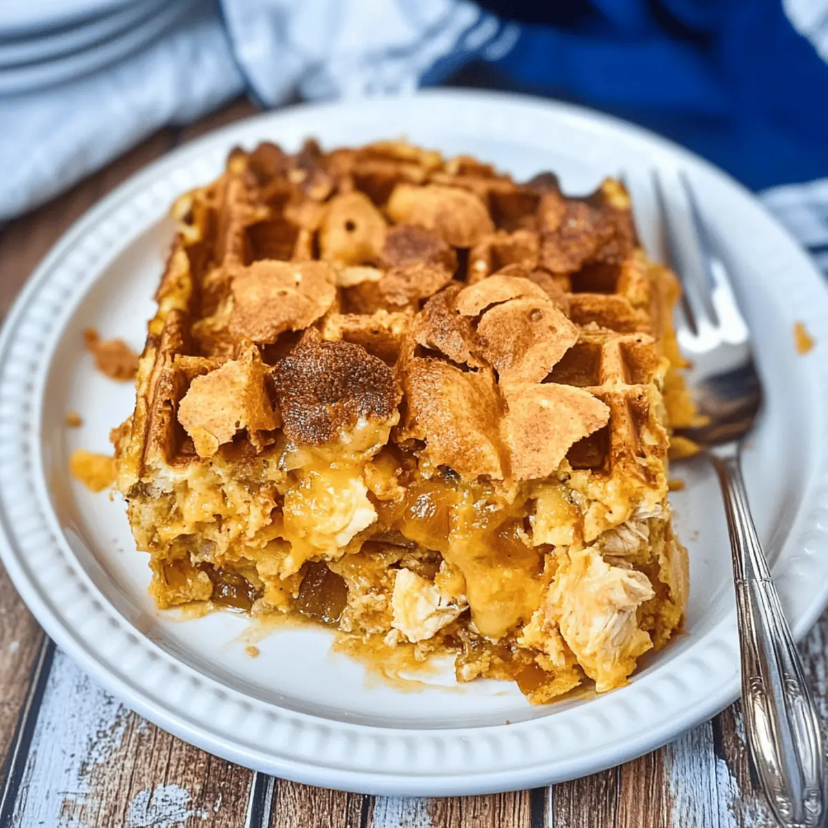 Ultimate Chicken And Waffles Casserole for Cozy Brunches