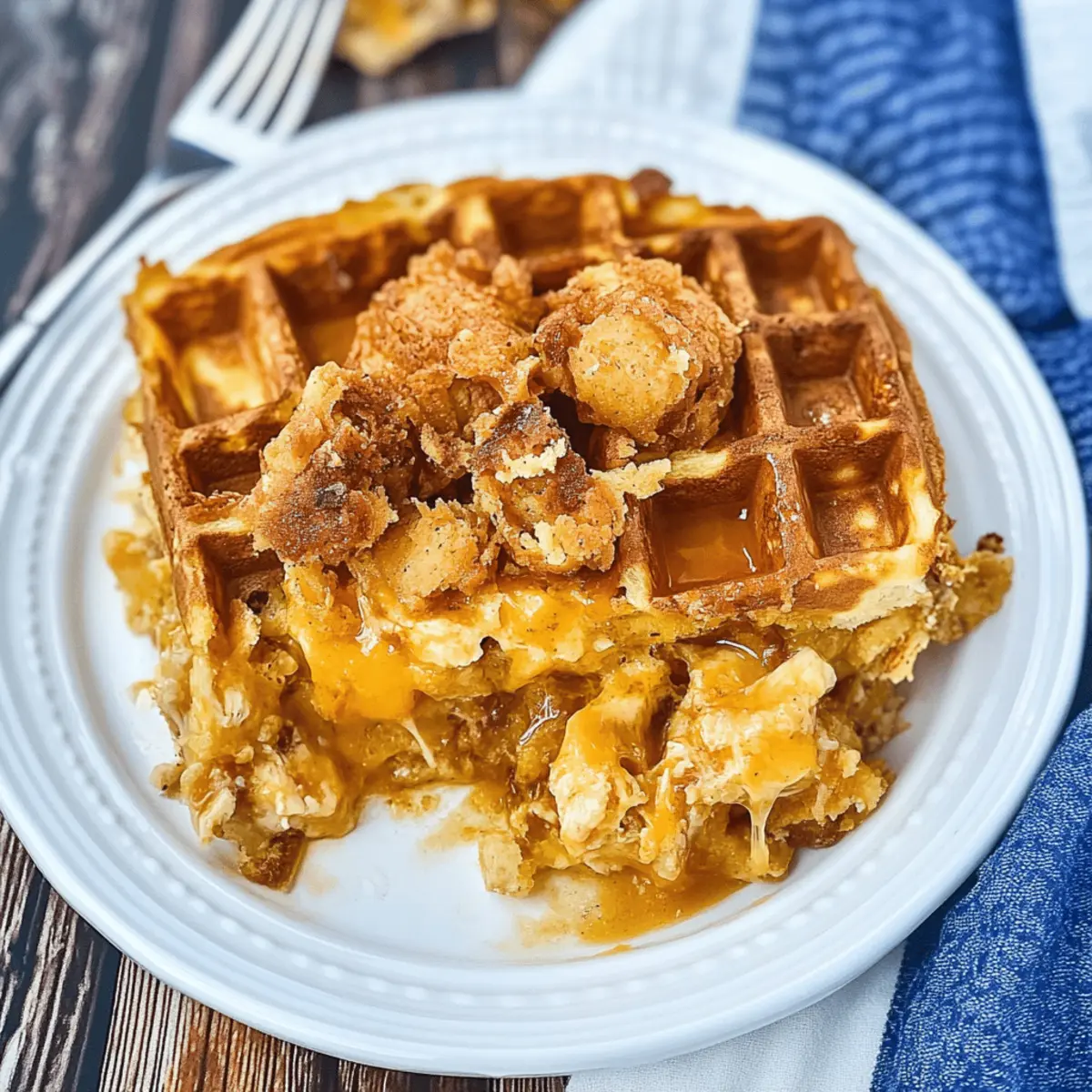 Chicken And Waffles Casserole whdqlt