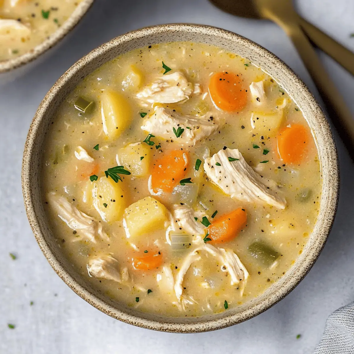 Chicken Pot Pie Soup cftvvz