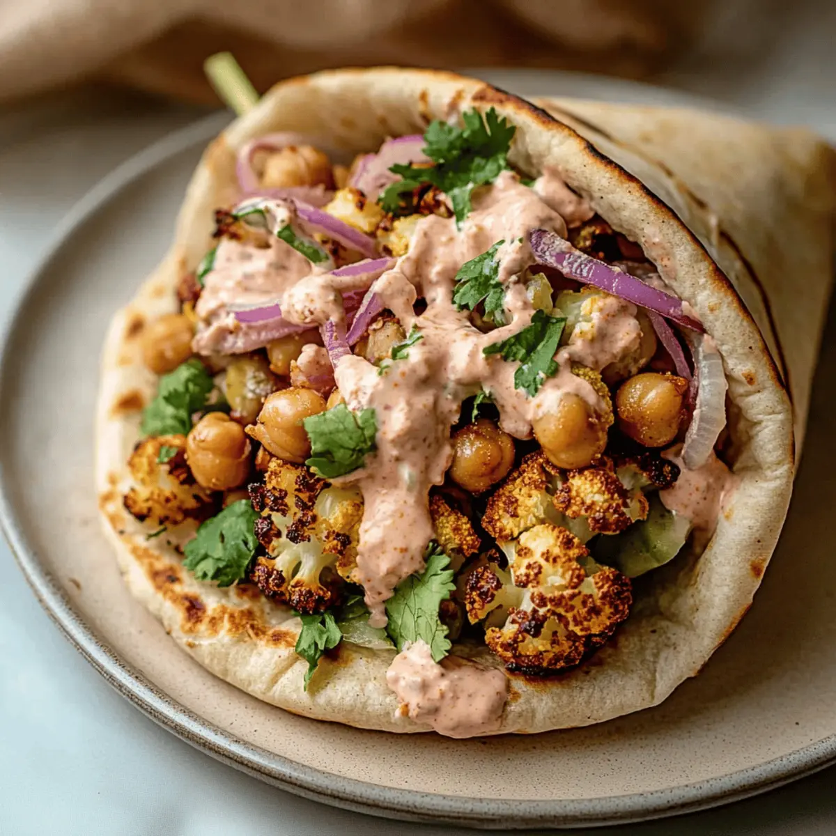 Chili Lime Chickpea Cauliflower Wrap: Flavor-Packed Goodness