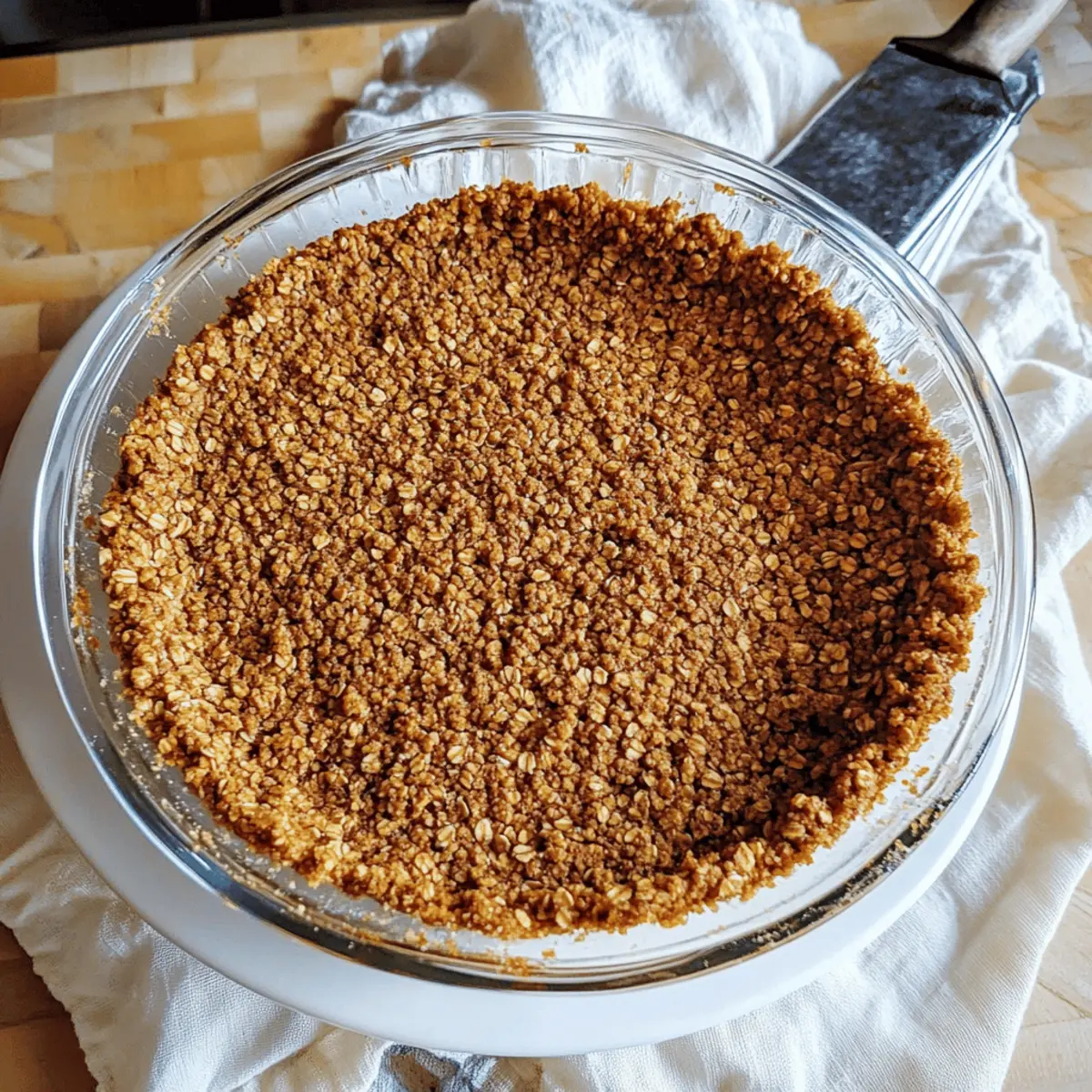 Cookie Inspired Oatmeal Pie Crust k1cmie