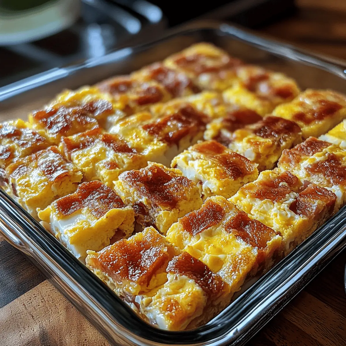 Cottage Cheese & Egg Breakfast Bars for a Protein Boost