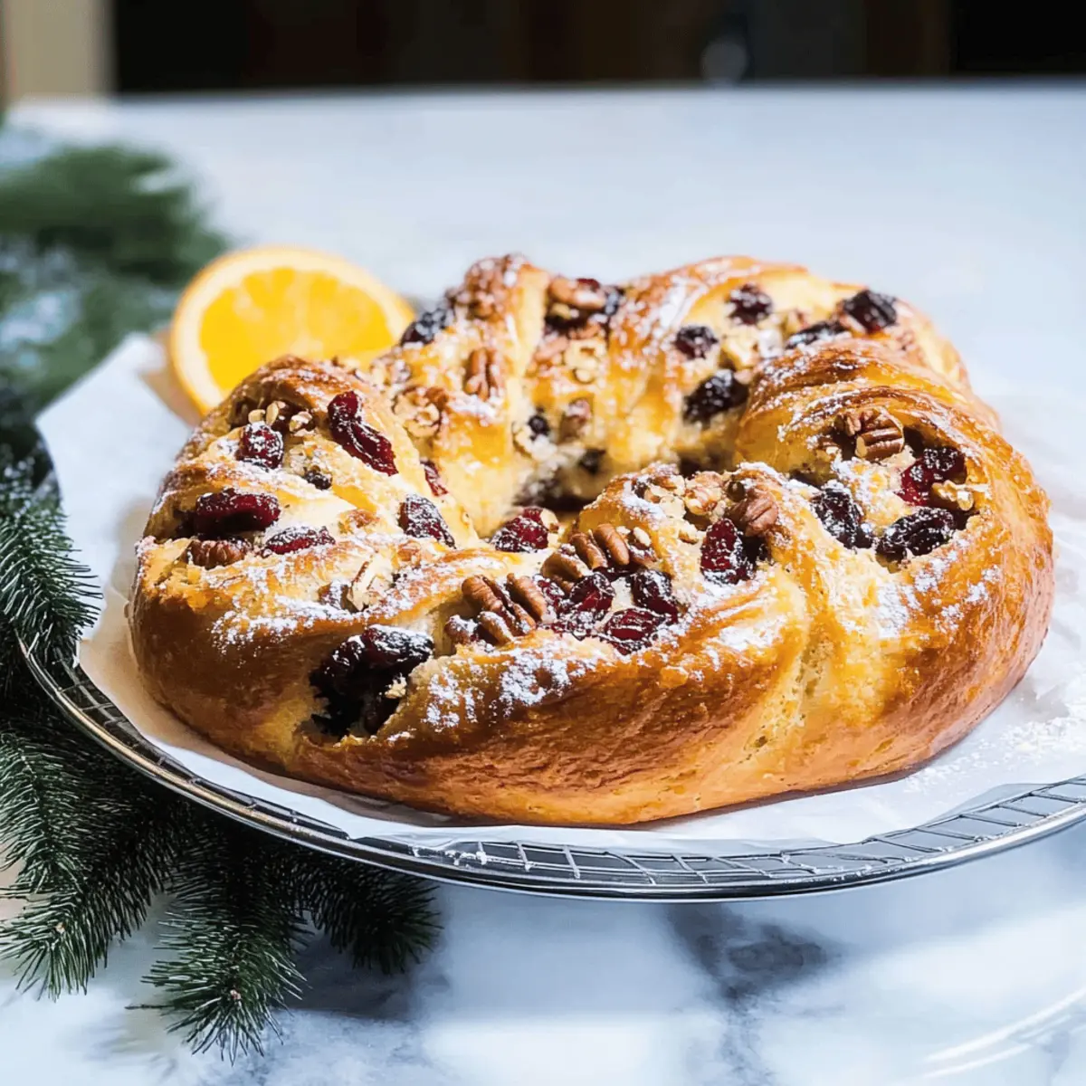 Couronne with Cranberries and Pecans h6woou