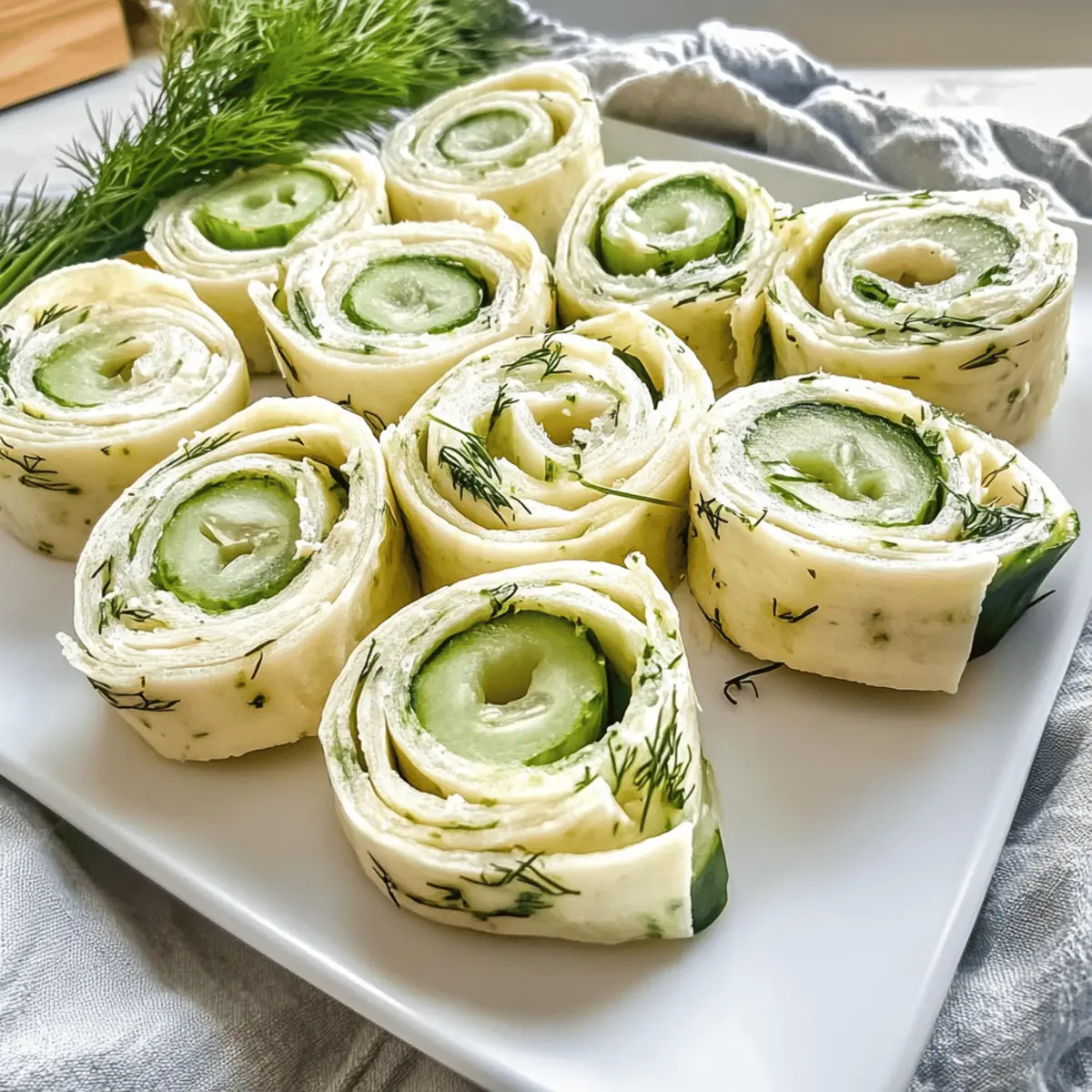 Cucumber Dill Pinwheels yliqzm