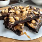 Decadent Date Caramel Brownie Bark