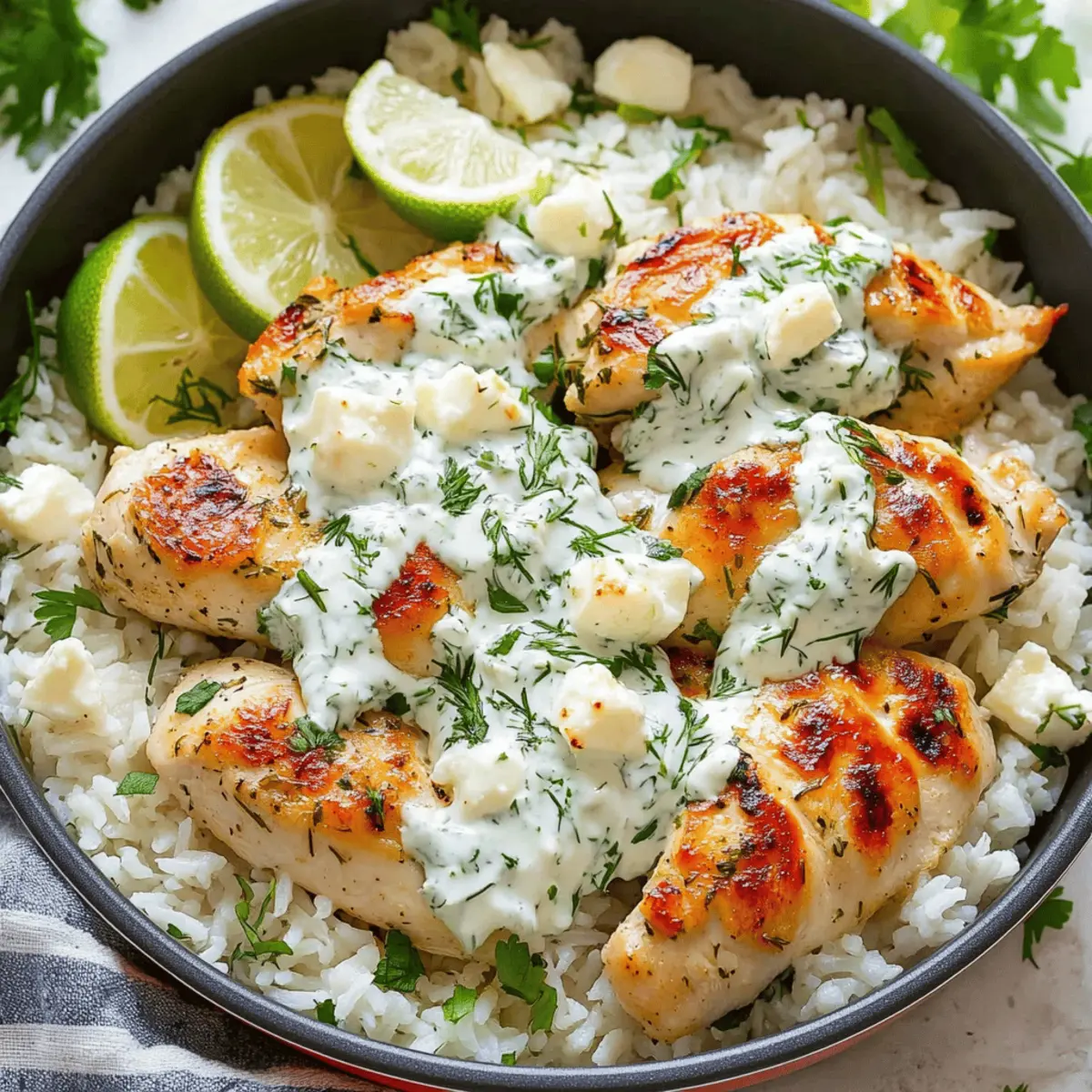 Dump and Bake Chicken Tzatziki with Rice ok48pe
