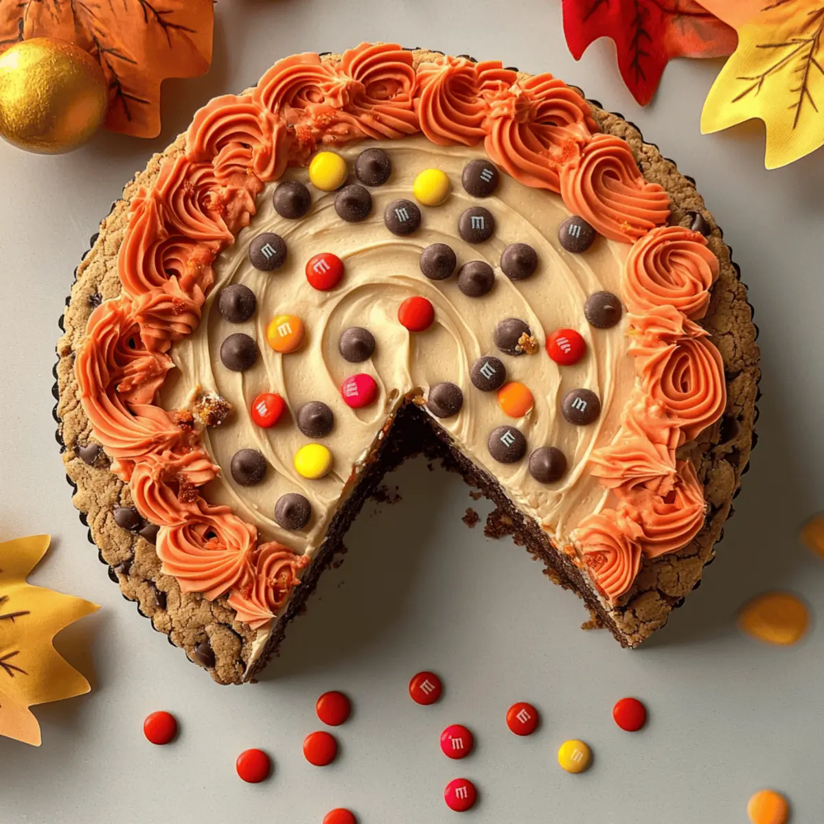 Fall Cookie Cake m804qp