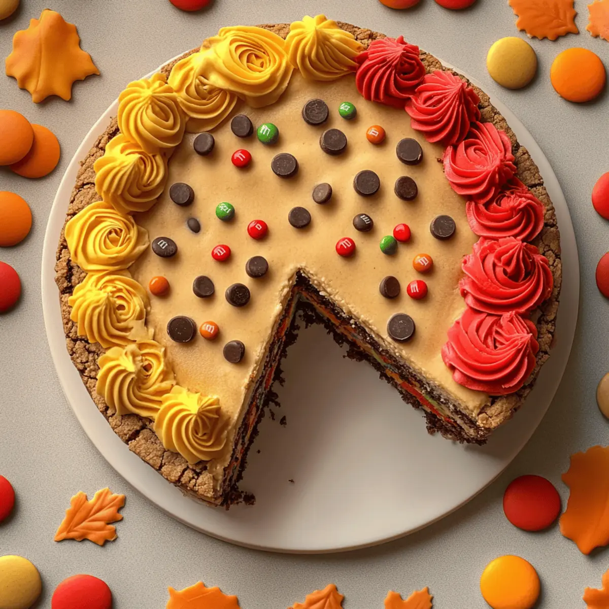 Fall Cookie Cake mfjctq