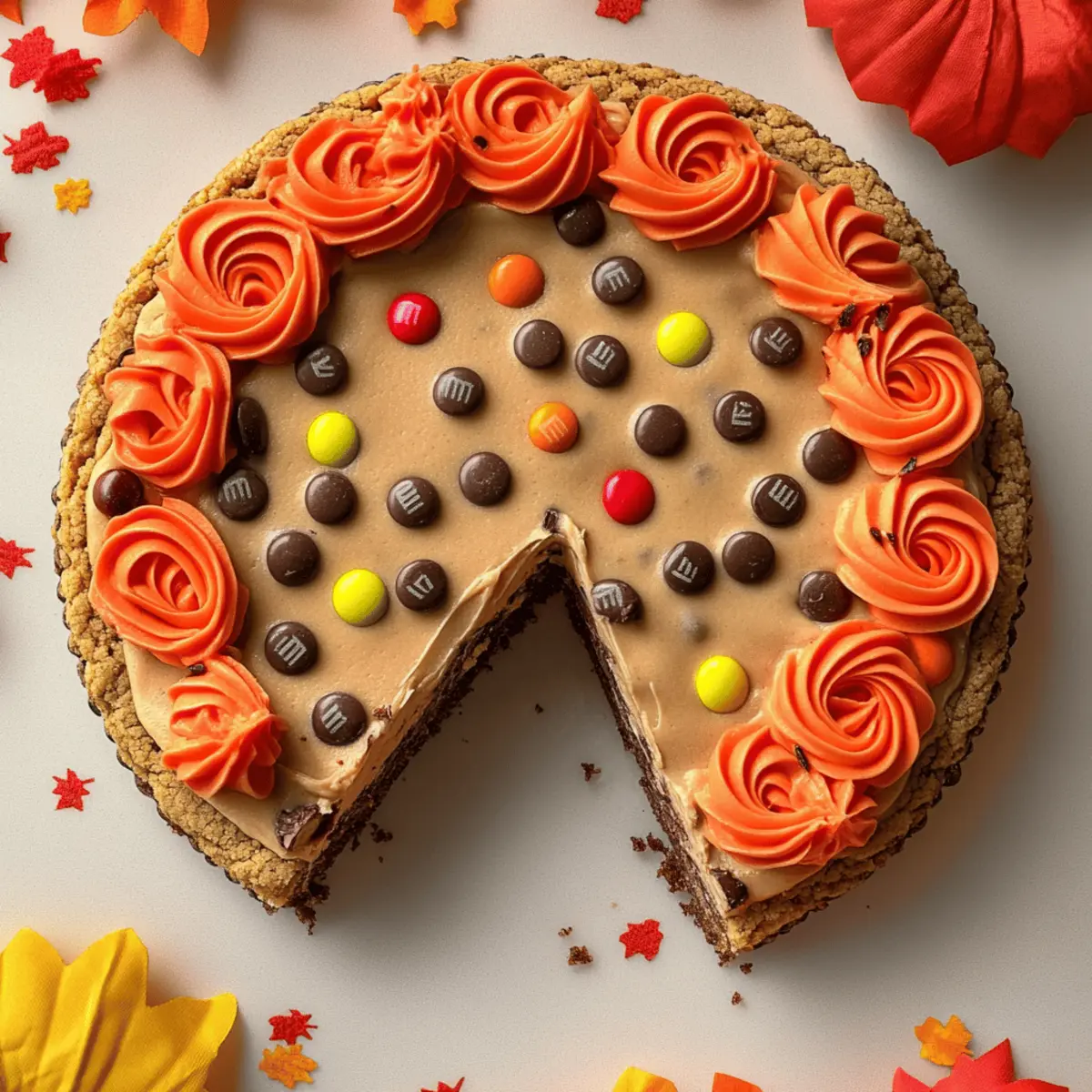 Fall Cookie Cake q0blnr