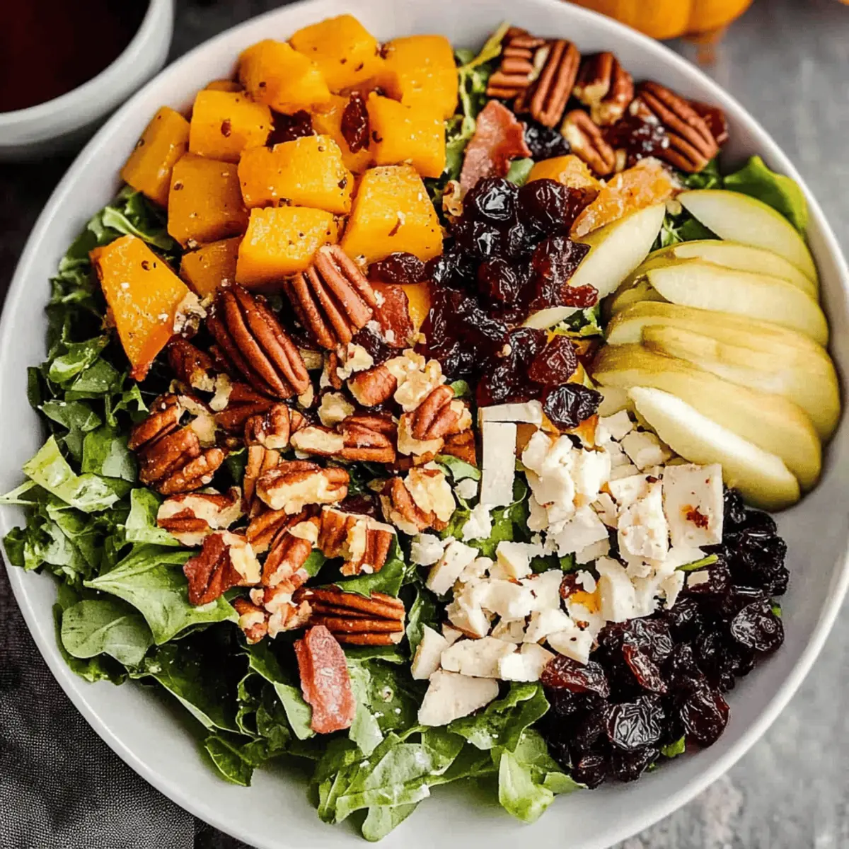 Delicious Fall Harvest Salad with Maple Vinaigrette Bliss