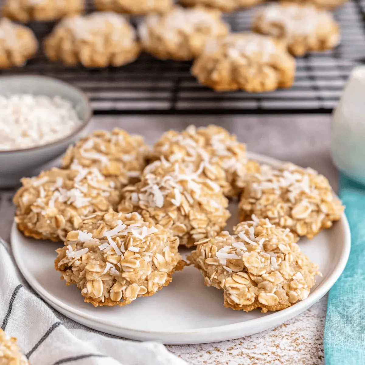 Fiddle Diddles: Irresistible No-Bake Coconut Oat Cookies