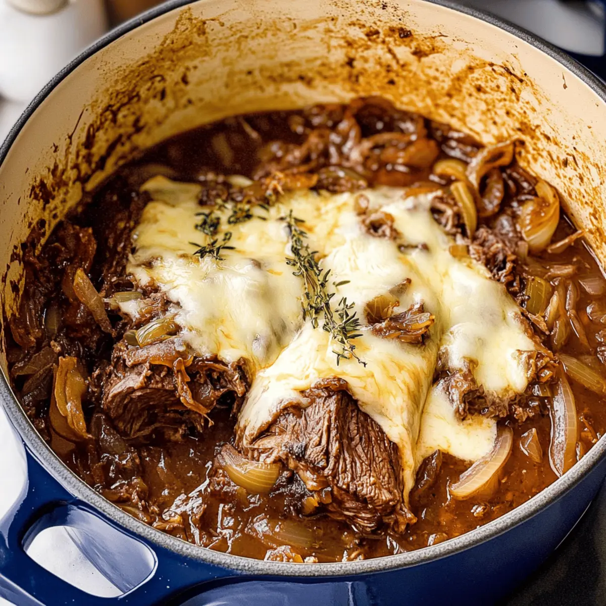 Melt-in-Your-Mouth French Onion Pot Roast for Cozy Nights