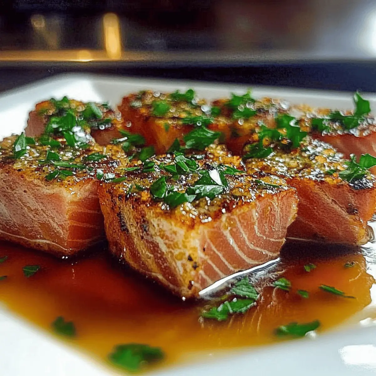 Garlic Butter Ahi Tuna zitemt