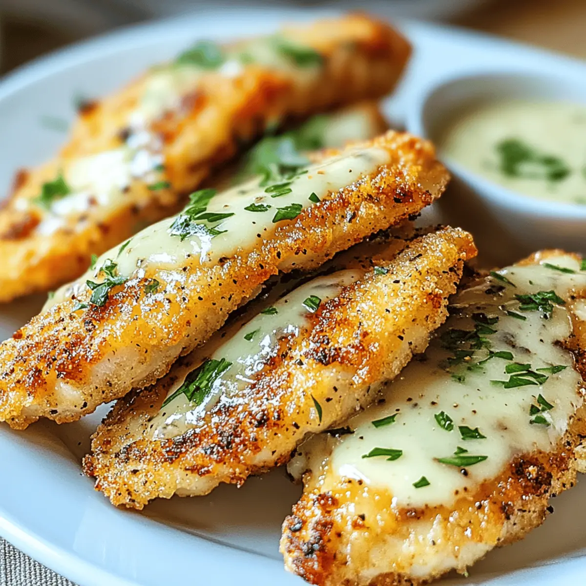 Garlic Parmesan Chicken Tenders dksger