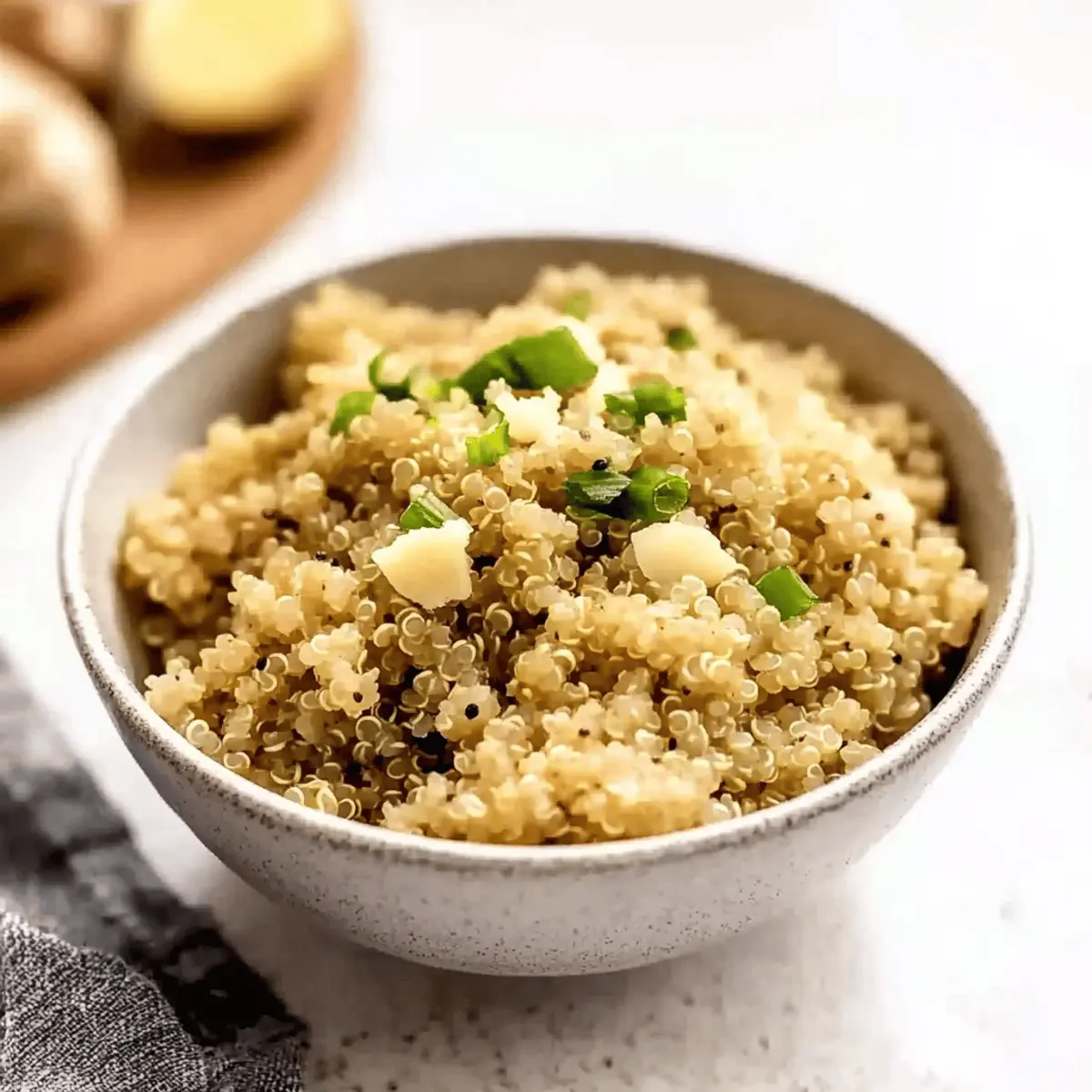 Ginger Miso Quinoa: Quick, Flavorful, and Gluten-Free Delight