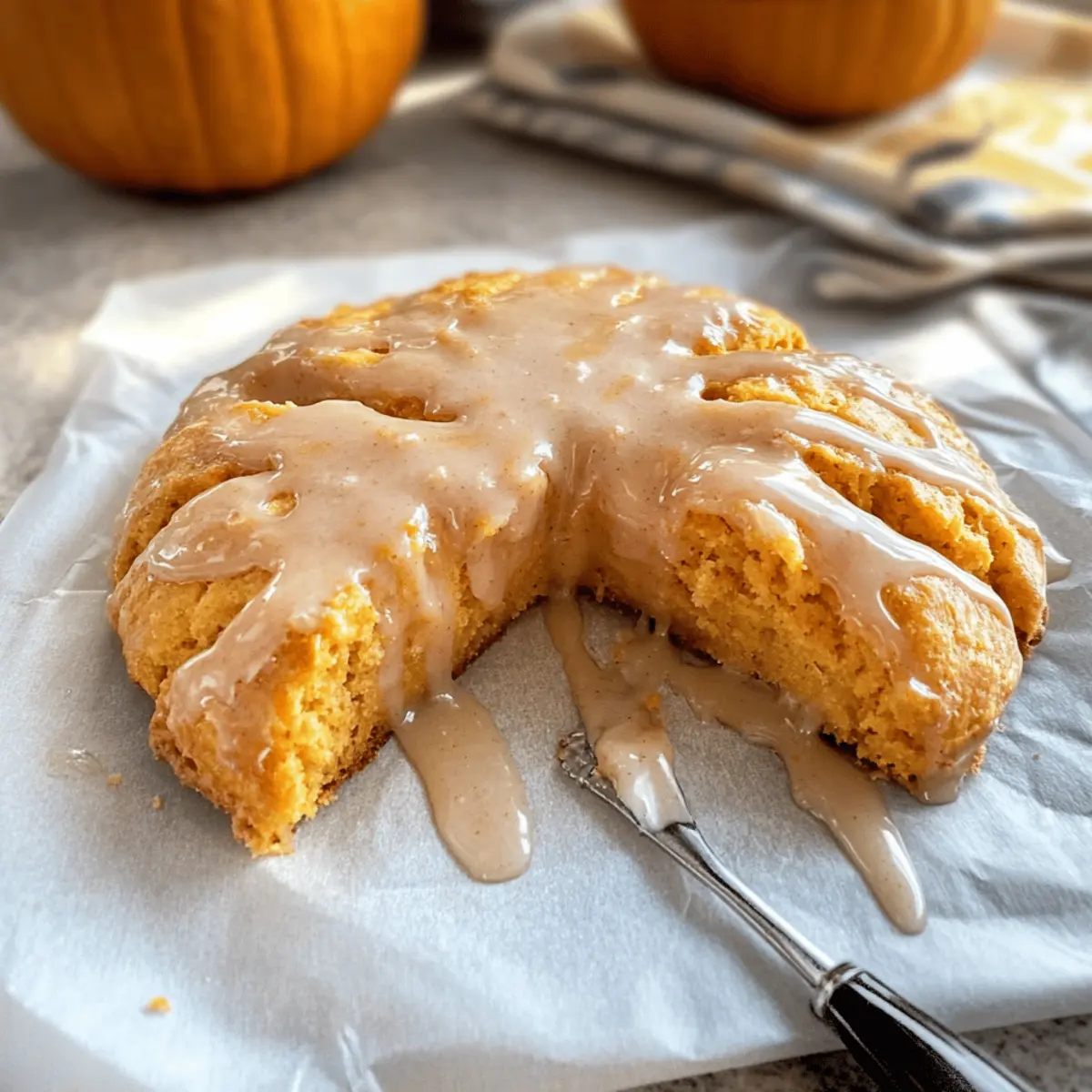 Greek Yogurt Pumpkin Scones bopmky