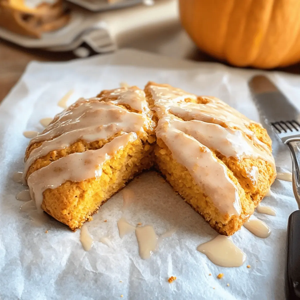 Greek Yogurt Pumpkin Scones tblfpo