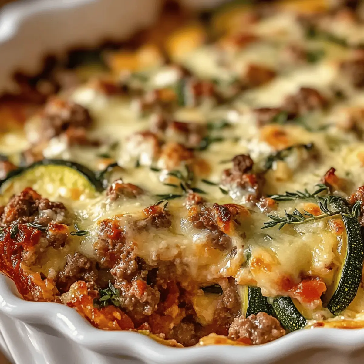 Ground Turkey Zucchini Casserole s7lk2w