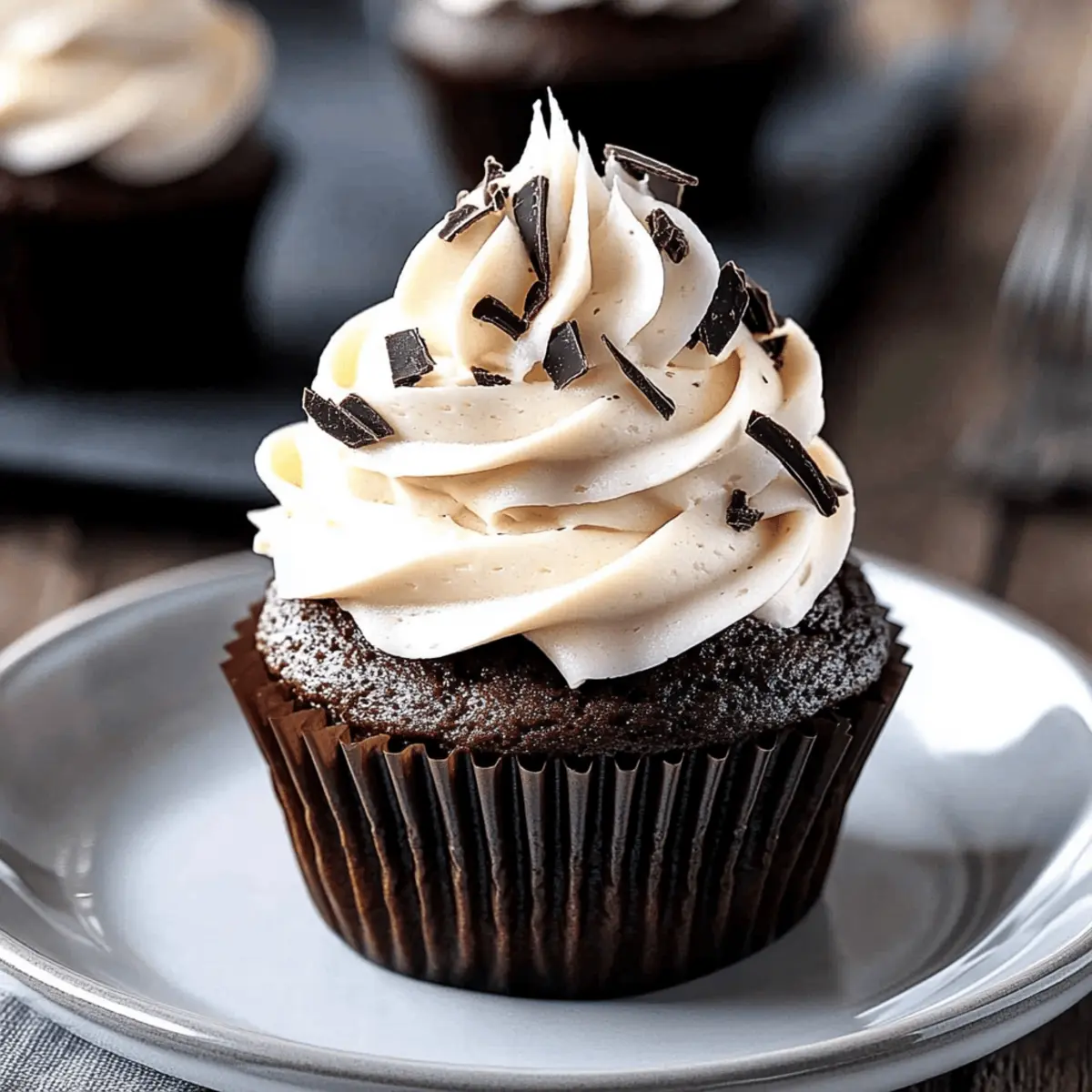 Guinness Chocolate Cupcakes with Ganache Filling and Irish Cream Whipped Cream aft4qa