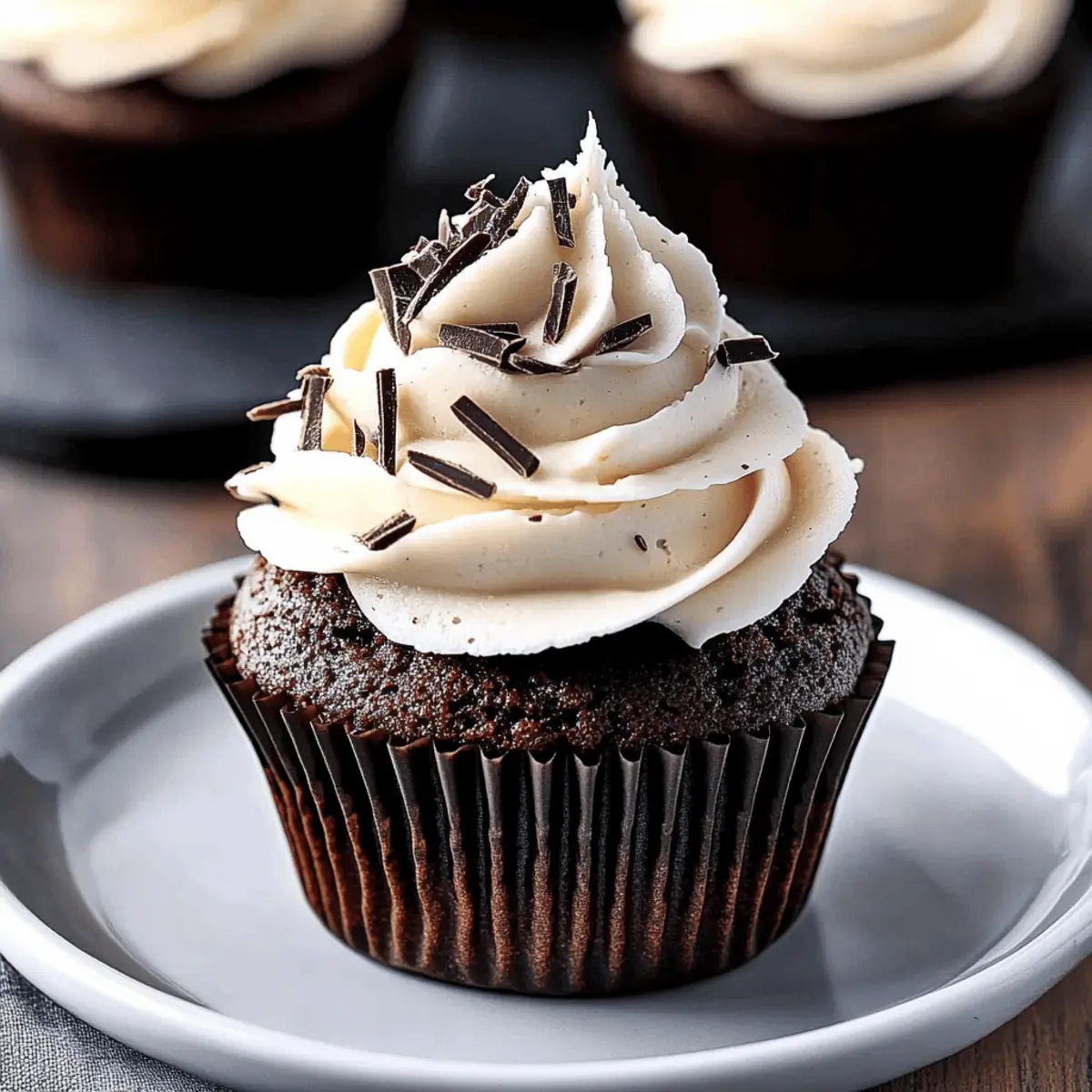 Decadent Guinness Chocolate Cupcakes with Irish Cream Frosting