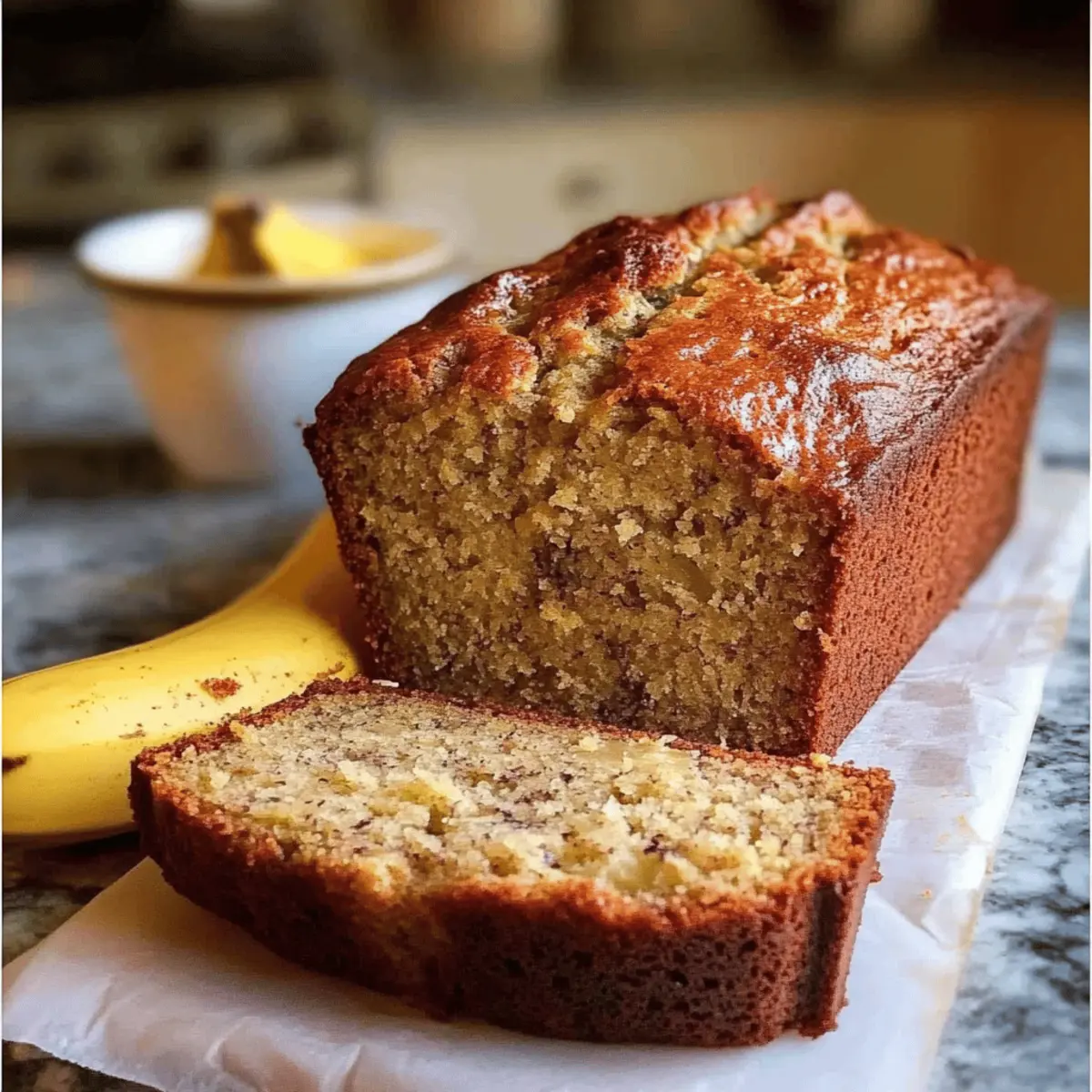 Homemade Banana Bread iwaqea