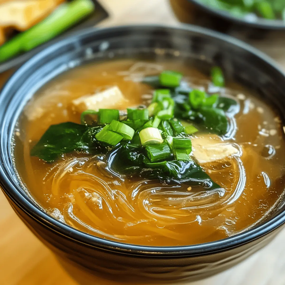 Warm Up with Comforting Japanese Glass Noodle Soup Recipe