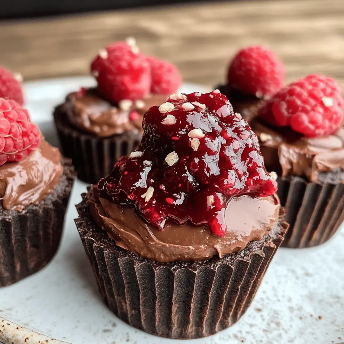 Marry Me No Bake Raspberry Chocolate Mousse Cups rbywri