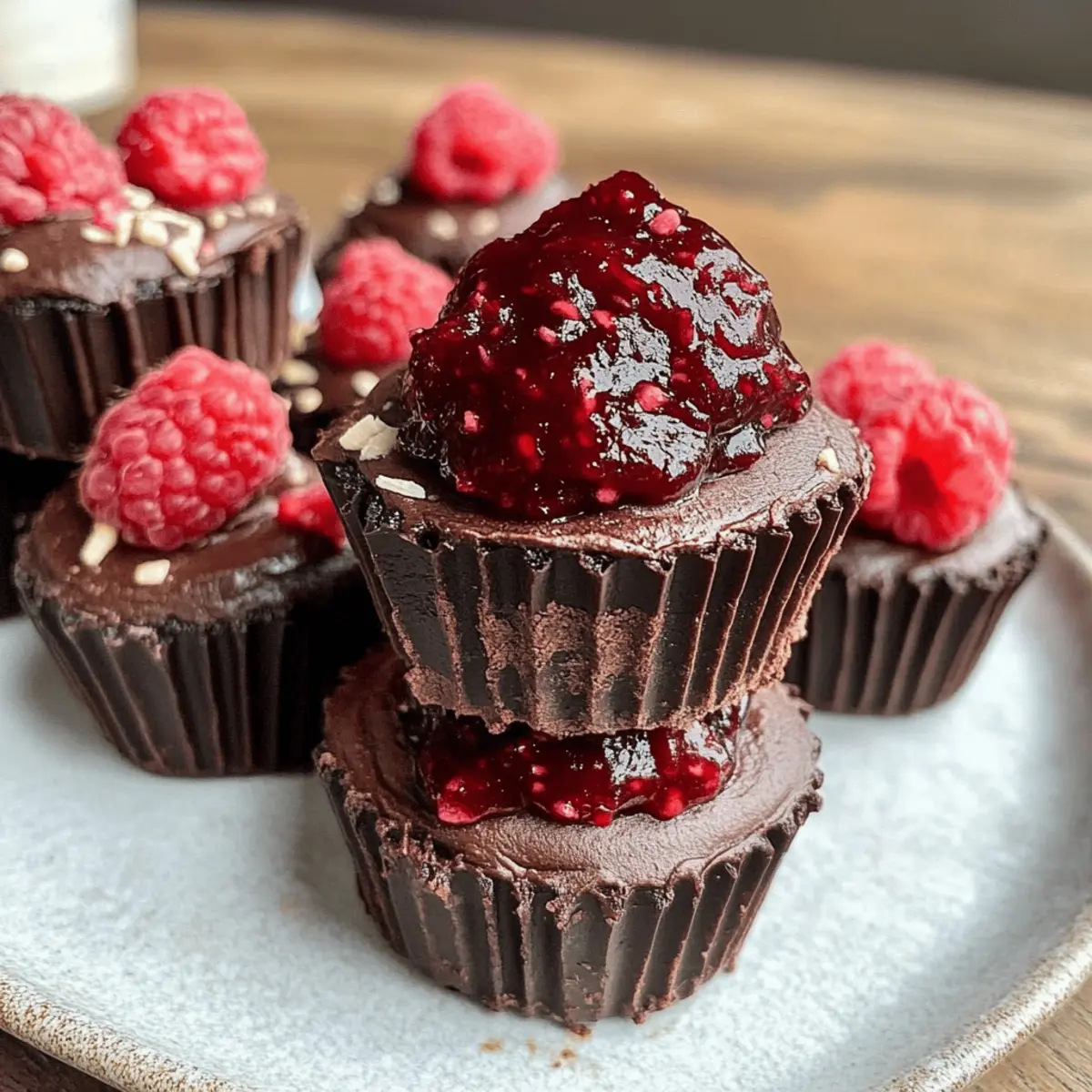 Marry Me No Bake Raspberry Chocolate Mousse Cups: Pure Bliss
