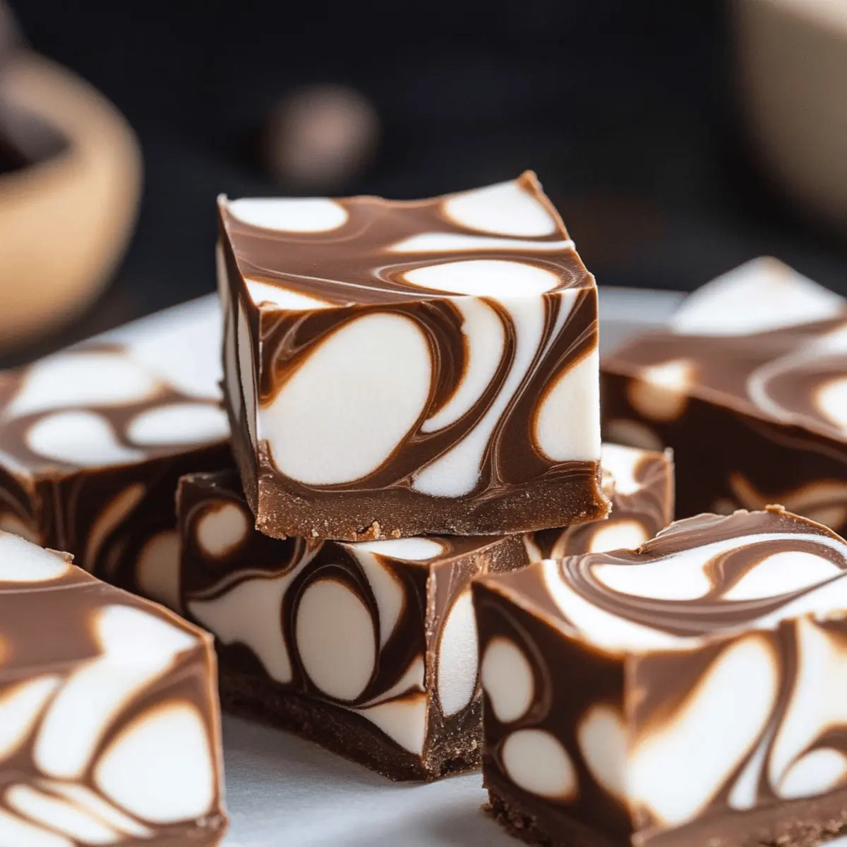 Irresistible Marshmallow Swirl Fudge: Quick No-Bake Delight